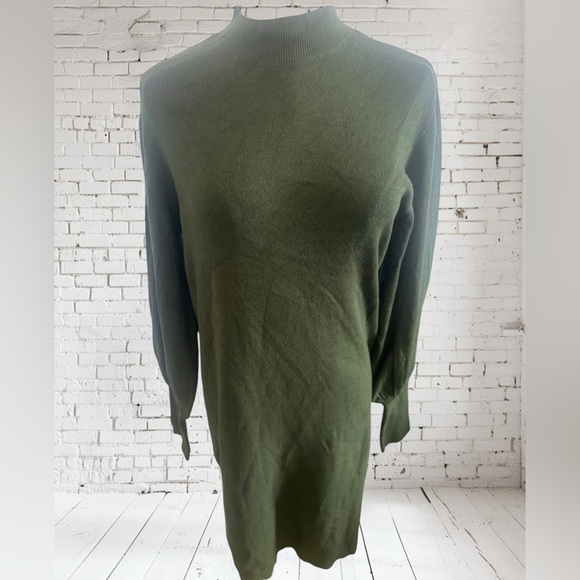 Vero Moda Sweater Dress XL NWT | Ribbed Knit + Mock Neck | Soft Stretch Boutique - Picture 1 of 4